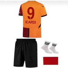 Alaturka Mix 5-Yıldızlı Galatâsarây./mauro.îcârd'î ./ 2024/25 Iç Saha Yeni Sezon Çocuk Forması 4'lü Set