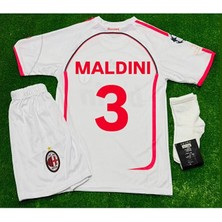 Alaturka Mix Milan 2007 Maldını Deplasman Beyaz Çocuk Forması 4 Lü Set