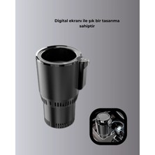 Ucuz Tekno Araç Içi Isıtıcı Soğutucu Bardaklık 60°c Isıtma -4°c Soğutma