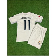 Alaturka Mix Real Madrid 2025/26 Yeni Sezon Rodrygo Iç Saha Cocuk Forması