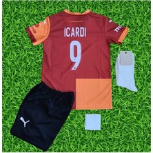 Alaturka Mix Yeni Sezon 25/26 Gâlatâsarây Mauro.îcârd'î Çocuk Futboll Forması Bileklik ve Çoraplı /pasifik/