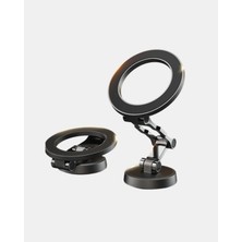 Ucuz Tekno 360° Dönebilen Katlanır Manyetik Araç Telefon Tutucu – Magsafe Uyumlu, Kompakt ve Şık Tasarım