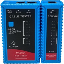 Taplin TK-151P RJ45-CAT5-CAT6 + Poe Kablo Test Cihazı