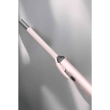 Ucuz Tekno Saç Maşası 10MM Ince Bukleler Için Yıpranma Önleyici Iyon Özelliği