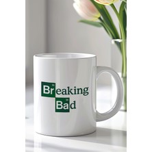 YasBey Design Breaking Bad Tasarımlı 330ML Baskılı Beyaz Seramik Kupa Bardak