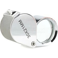 -30X21 Full Çelik Kaplı Büyüteç (Lüp) ( Lisinya )