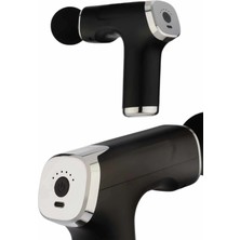 Ucuz Tekno Şarjlı Masaj Tabancası 4 Başlıklı Mini Masaj Tabancası ve Masaj Aleti