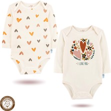 Mahfel %100 Pamuklu Premium Çıtçıtlı Bebek Body Zıbın 768