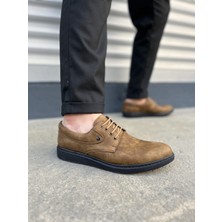 Joy Ayakkabı JY0610 Clasico Bağcıklı Cilt Erkek Günlük Klasik Ayakkabı Cst - Camel