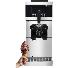 Pro Silver Soft Dondurma Makinesi Set Üstü (Tek Kollu)