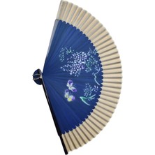 Yelpaze Dünyası Yelpaze Bambu Esnek Şık Zarif Kullanım Özel Hediye Kutusunda