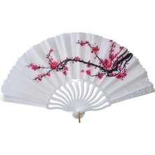 Yelpaze Dünyası Yelpaze Sakura Çiçekli Şık Serinletici