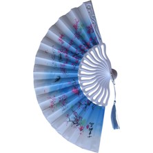 Yelpaze Dünyası Yelpaze Şık Çiçekli Serinletici