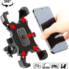 Özbience 360 Derece Dönebilen Çok Amaçlı Bisiklet Telefon Tutucu