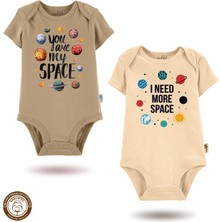 Mahfel %100 Pamuklu Premium Çıtçıtlı Bebek Body Zıbın 129-452