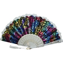 Yelpaze Dünyası Şık Parlak Yelpaze