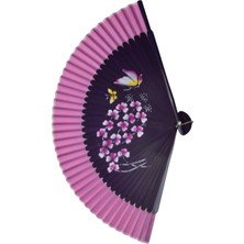 Yelpaze Dünyası Yelpaze Bambu Esnek Şık Zarif Kullanım Özel Hediye Kutusunda