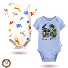Mahfel %100 Pamuklu Premium Çıtçıtlı Bebek Body Zıbın 853