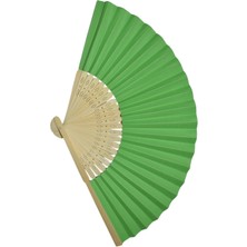 Yelpaze Dünyası Yelpaze Bambu Çiçek Desenli