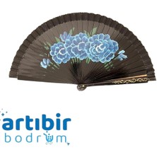 Yelpaze Dünyası Çift Taraflı Ahşap Yelpaze Hediyelik