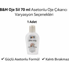 Popüler Sepet B&m Oje Sil 70 ml Asetonlu Oje Çıkarıcı Güçlü Formül 1 Adet
