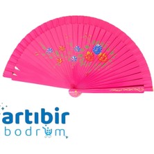 Yelpaze Dünyası Tek Taraflı Ahşap Hediyelik Yelpaze