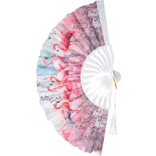 Yelpaze Dünyası Yelpaze Filam,ngo Desenli Şık Serinletici