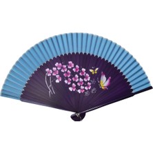 Yelpaze Dünyası Yelpaze Bambu Esnek Şık Zarif Kullanım Özel Hediye Kutusunda