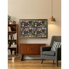 Magnet Çerçeveli Pano 60X90