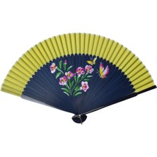 Yelpaze Dünyası Yelpaze Bambu Esnek Şık Zarif Kullanım Özel Hediye Kutusunda