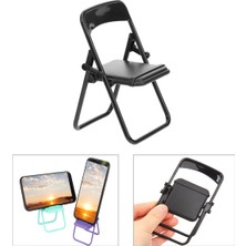 Özbience Katlanabilir Mini Sandalye, Telefon ve Dekoratif Tutucu, Şık ve Pratik