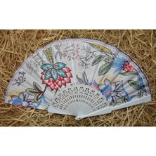 Yelpaze Dünyası Yelpaze Çiçek Desenli