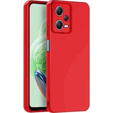 Eco Port Xiaomi Redmi Note 12 Pro 5g Kılıf Nano Içi Kadife Silikon - Kırmızı
