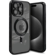 Eco Port Iphone 15 Pro Max Kılıf Kross Magneticsafe Kapak - Siyah