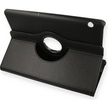 Eco Port Huawei Mediapad T5 10 Kılıf 360 Tablet Deri Kılıf - Siyah
