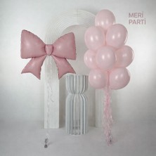Meri Parti Fiyonk Temalı Pembe Balon Buketi Seti 98×75 Fiyonk Balon Büyük Fiyonk Doğum Günü Parti Dekoru