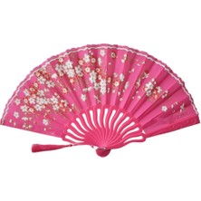 Yelpaze Dünyası Yelpaze Şık Çiçekli Serinletici