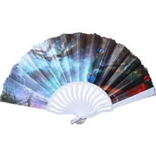 Yelpaze Dünyası Yelpaze Tavus Kuşu Şık Serinletici