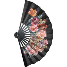 Yelpaze Dünyası Yelpaze Çiçek Desenli