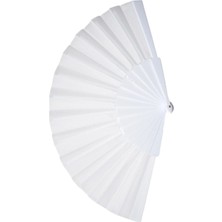 Yelpaze Dünyası Yelpaze Beyaz Şık Serinletici