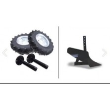 Antrac Çapa Makinası Aparatları 2 Adet 4x8 Lastik 28MM Porya Arık Açma Demiri Takım