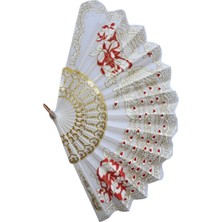 Yelpaze Dünyası Yelpaze Tavus Kuşu Şık Serinletici