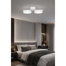 Allians Enerji Tasarruflu Modern LED Avize, 3 Renk Işık Seçeneği, Salon ve Koridor Için