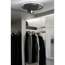 Allians Modern Siyah Beyaz LED Spot ve Şerit LED Avize ile Şıklık ve Işık Keyfi