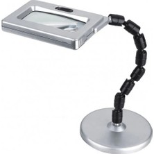 -Masa Üstü Akrobat 2.5X100X50.80X20 Mercekli Işıklı Büyüteç ( Lisinya )