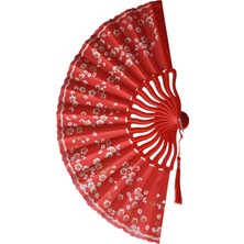 Yelpaze Dünyası Yelpaze Şık Çiçekli Serinletici