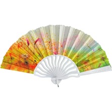 Yelpaze Dünyası Yelpaze Sakura Çiçek Desenli Şık Serinletici