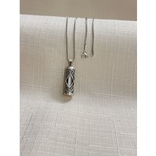 Tüp Model 925 Ayar Gümüş Kolye