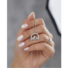 925 Ayar Gümüş Zarif Kuş Yuvası Kolye