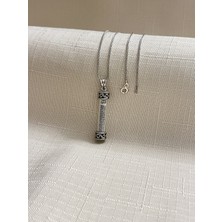Tüp Model 925 Ayar Gümüş Kolye